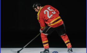 ice hockey player in uniform